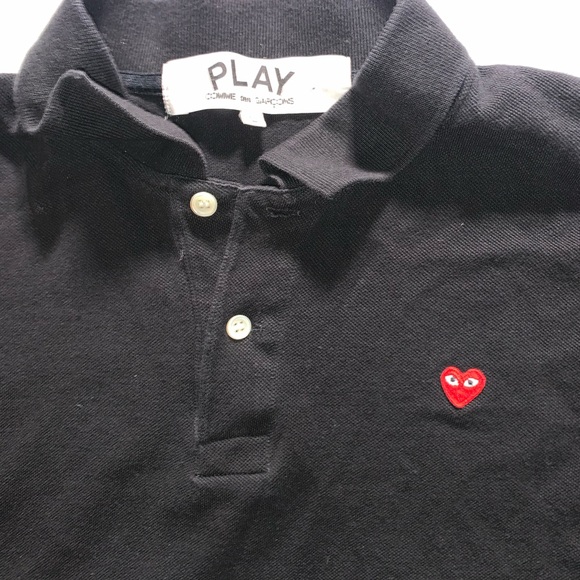 CDG polo shirt Women’s large - Picture 2 of 6